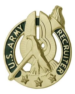 US Army Recruiter Gold Badge