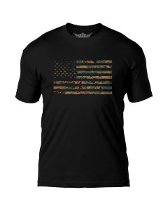 USMC Woodland MARPAT Flag T-Shirt