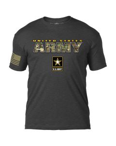 Army Camo Text T-Shirt