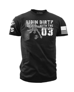 USMC "Riding Dirty With The 03" T-Shirt