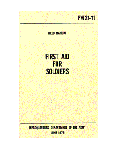 First Aid for Soldiers Handbook