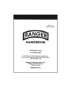 US Army Ranger Handbook Military