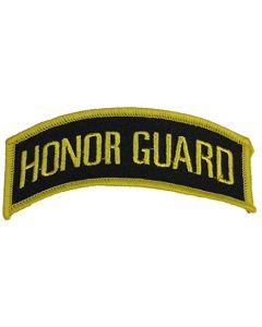 US Army Honor Guard Patch Black & Yellow 4"