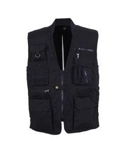 Lightweight Everyday Black Concealed Carry Vest