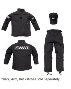 Kids Black Tactical Uniform