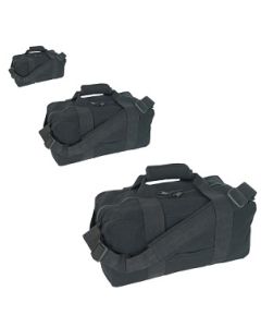 Black Heavy-duty Ultimate Canvas Gear Bags w/ Lined Bottom