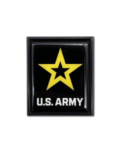 US Army Black Auto Emblem