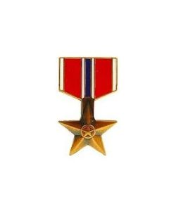 Bronze Star Medal Hat Pin