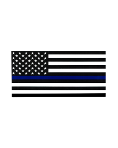 Police Memorial Flag Bumper Sticker