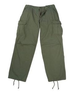  U.S. Military Issue Vietnam Era OD BDU Trousers