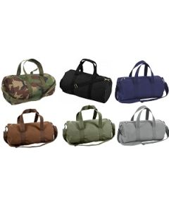 Canvas Shoulder with Web Carry Handles Duffle Bag - 19 Inch Duffel