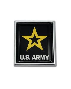 US Army Chrome Auto Emblem