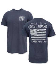 Coast Guard Tonal Flag Semper Paratus T-Shirt 