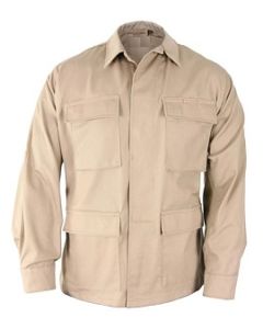 Khaki 100% Cotton Ripstop BDU Shirt