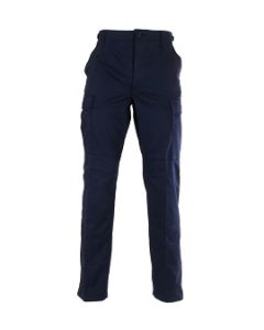 Poly Cotton Twill Dark Navy Military Fatigue Pants