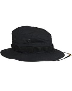 Black 100% Cotton Ripstop Boonie Hats