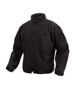 Black Covert Ops Light Weight Soft Shell Jacket