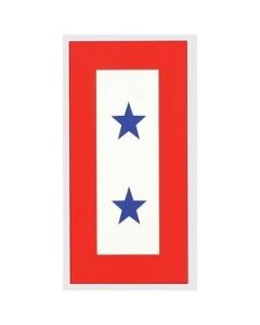 Blue Star Decals - Two Star