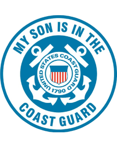 My Son Is In The Coast Guard Decal