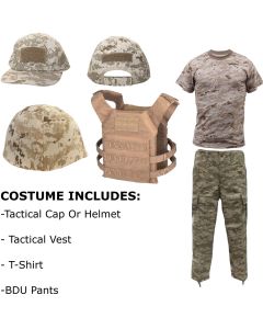 Kids Desert Digital Tactical Costume