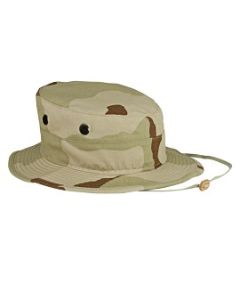 3 Color Desert Camo Cotton Ripstop Boonie Hats