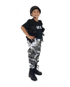 Kids SWAT Costume Combo #4