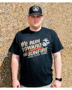 USMC Run Toward Gunfire T-Shirt