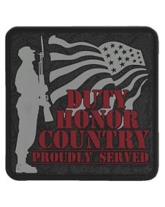 Duty Honor Country - Proudly Served PVC Morale Patch