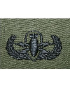 OD Green Sew-on Army Basic Explosive Ordnance Disposal Badge