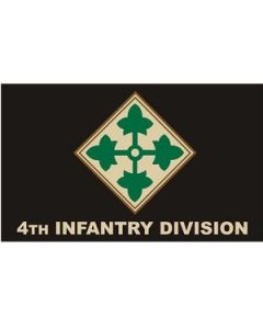 4th Infantry Division Flag, 3'x5'