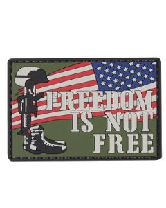 Freedom is Not Free PVC Morale Patch