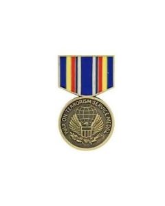 Global War on Terror Service Medal Hat Pin