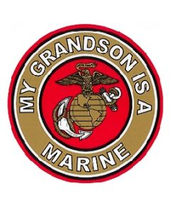 My Grandson is a Marine Sticker