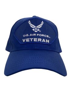 New Wing Logo Air Force Veteran Patch Hat