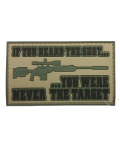 Heard the Shot - Never the Target PVC Morale Patch 