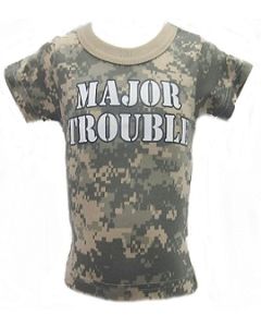 Major Trouble Short Sleeve Camouflage Shirt