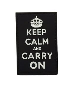 Keep Calm and Carry On PVC Morale Patch