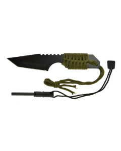 Hunting Knife With Fire Starter