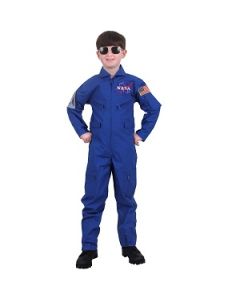 Kids NASA Flight Coveralls Costume with Official NASA Patch