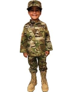 Kids OCP MultiCam Military Costume Package