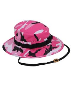 Kids Pink Camo Boonie Hat