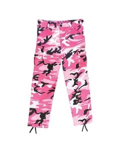 Kids Pink Camo Pants