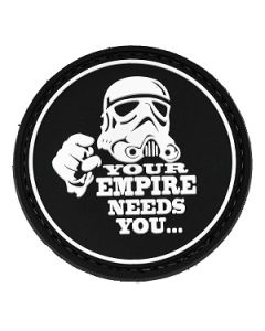 Kids Star Wars Morale Empire Needs You PVC Patch