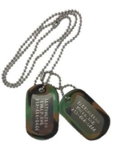 Kids Personalized Military Dog Tags
