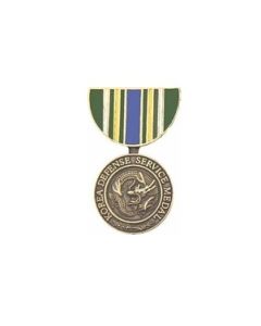 Korea Defense Service Medal Hat Pin