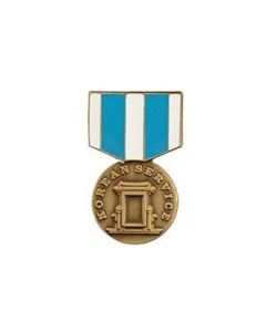 Korean Service Medal Hat Pin