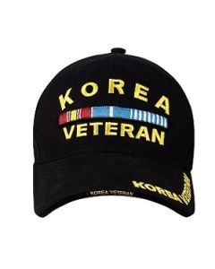 Deluxe Korea Veteran Service Ribbon Baseball Hat 