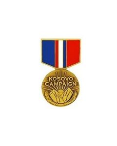 Kosovo Campaign Medal Hat Pin