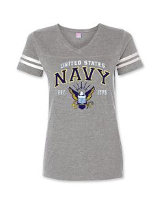 US Navy Ladies Crow EST. 1775 T-Shirt