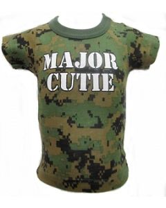 Kids Major Cutie Short Sleeve Camouflage Shirt